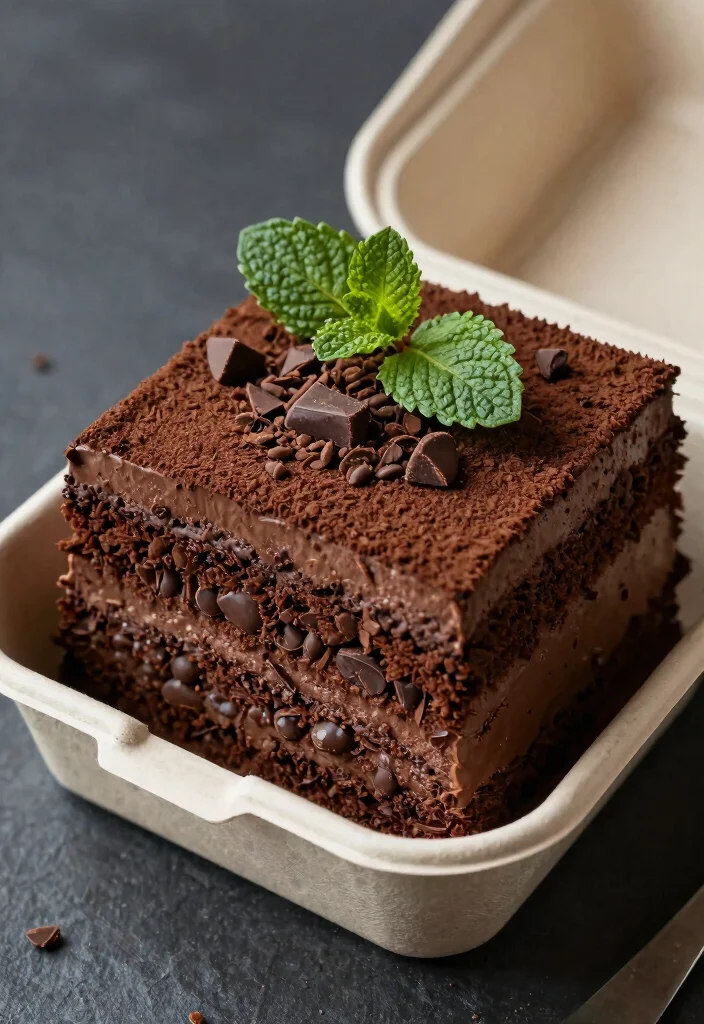 15 Bento Cake Birthday Boyfriend Ideas Sweet Fun Designs - 14. Chocolate Mint Bliss 1