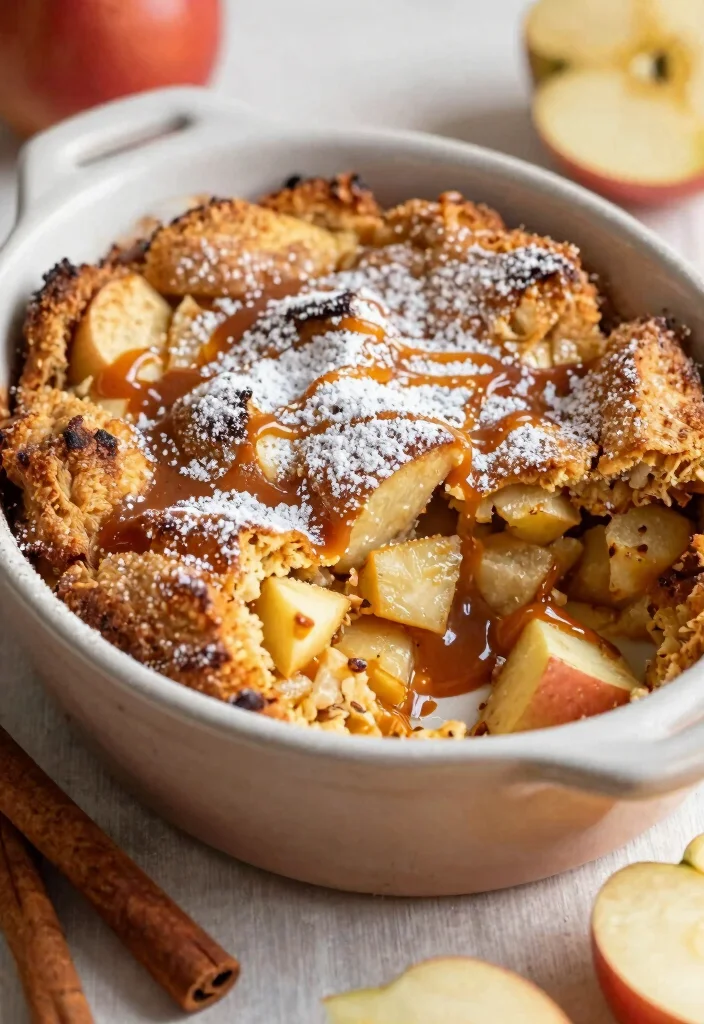 15 Brioche Bread Pudding Ideas Rich Bakery Style - 3. Apple Cinnamon Brioche Bread Pudding 1