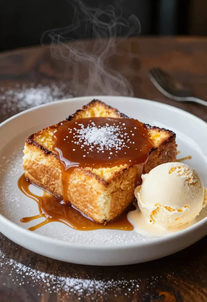 15 Brioche Bread Pudding Ideas Rich Bakery Style - 6. Salted Caramel Brioche Bread Pudding 1