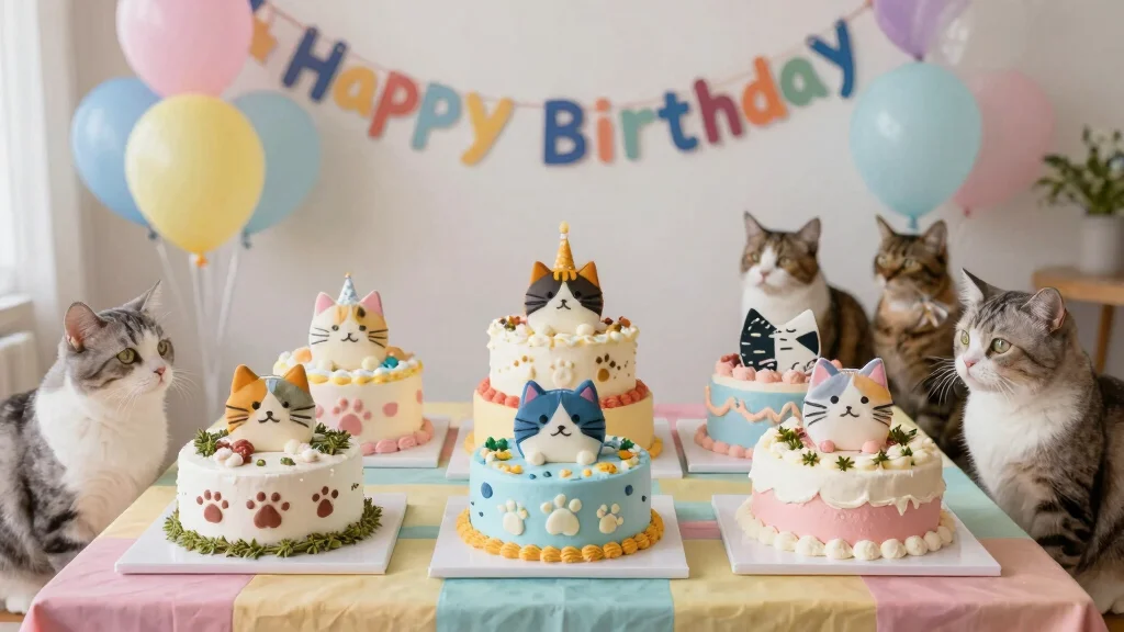 15 Cat Birthday Cake Ideas: Cute Whimsical Themes