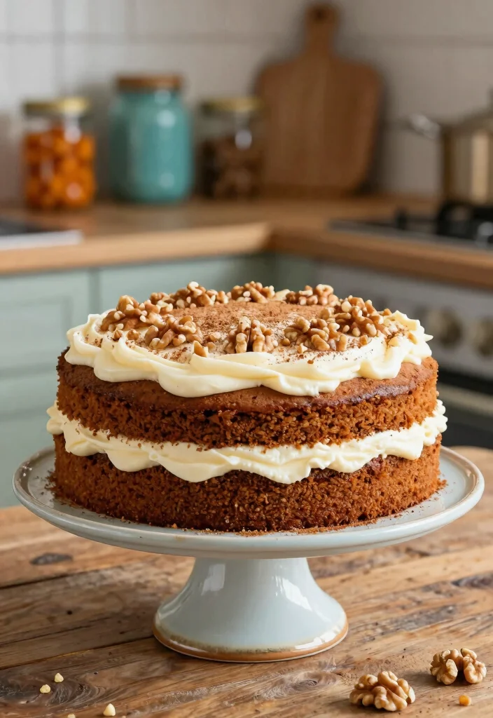 15 Classy 80th Birthday Cake Ideas for Men That Are Timelessly Elegant - 5. Classic Carrot Cake with Cream Cheese Frosting 1