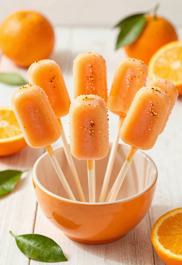 15 Easter Cake Pops Ideas: Pastel Festive Treats - 11. Orange Creamsicle Cake Pops 1