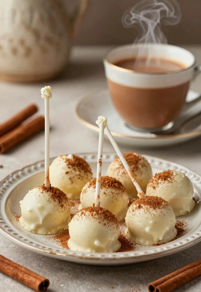 15 Easter Cake Pops Ideas: Pastel Festive Treats - 13. Spiced Chai Cake Pops 1