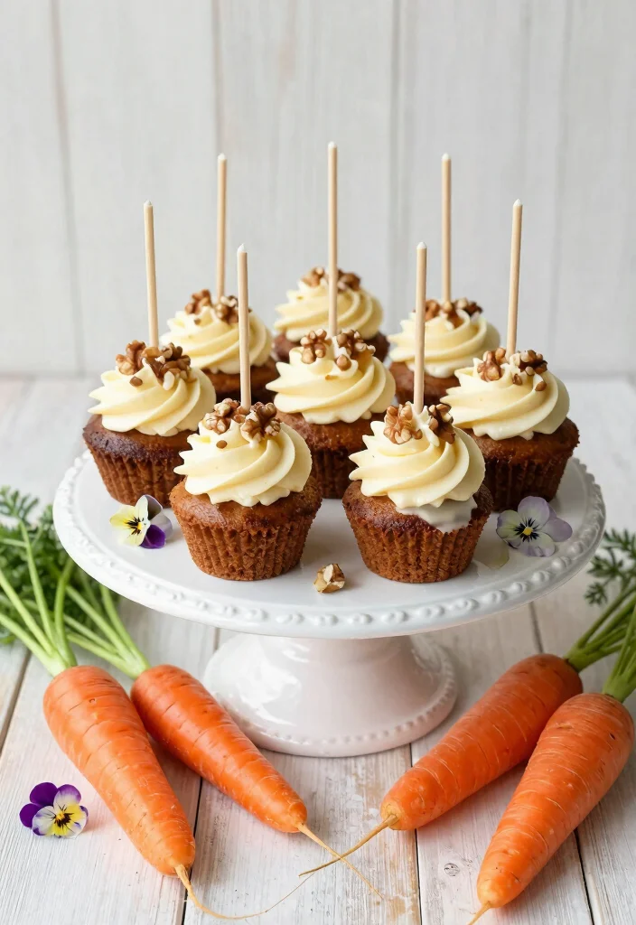15 Easter Cake Pops Ideas: Pastel Festive Treats - 4. Carrot Cake Pops with Cream Cheese Frosting 1