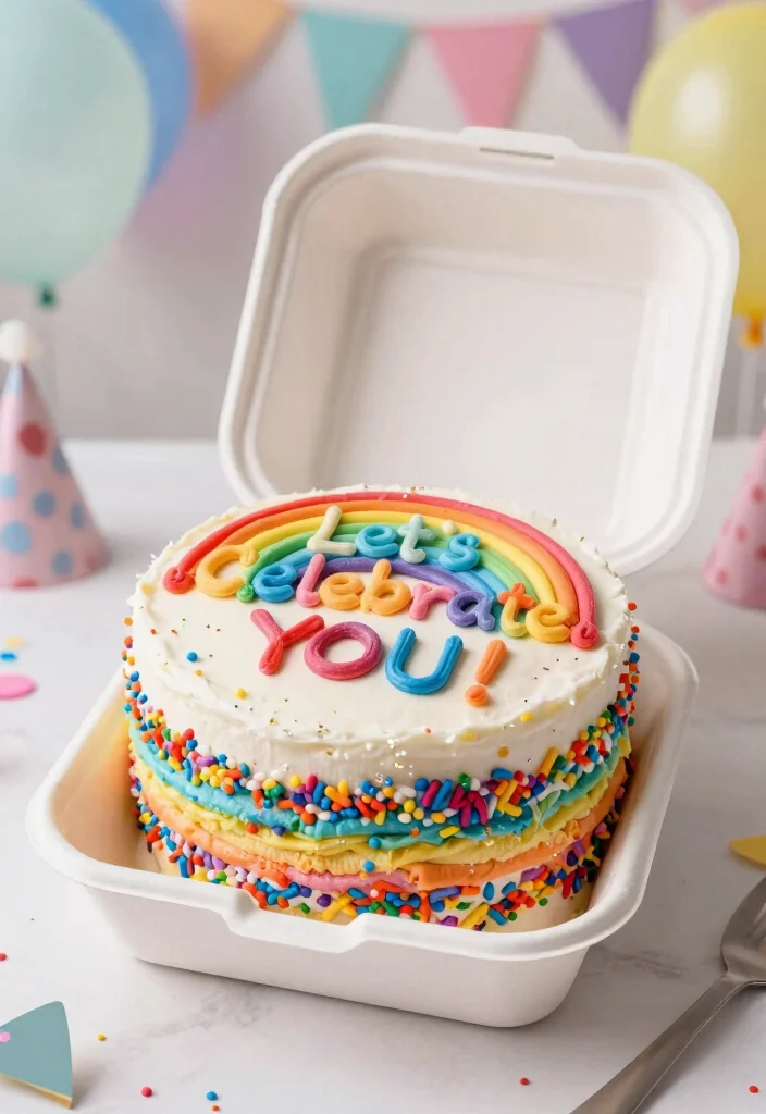 15 Frases Bento Cake Aniversario Ideas Cute Message Styles - 11. Delightful & Playful: 'Let’s Celebrate YOU!' 1