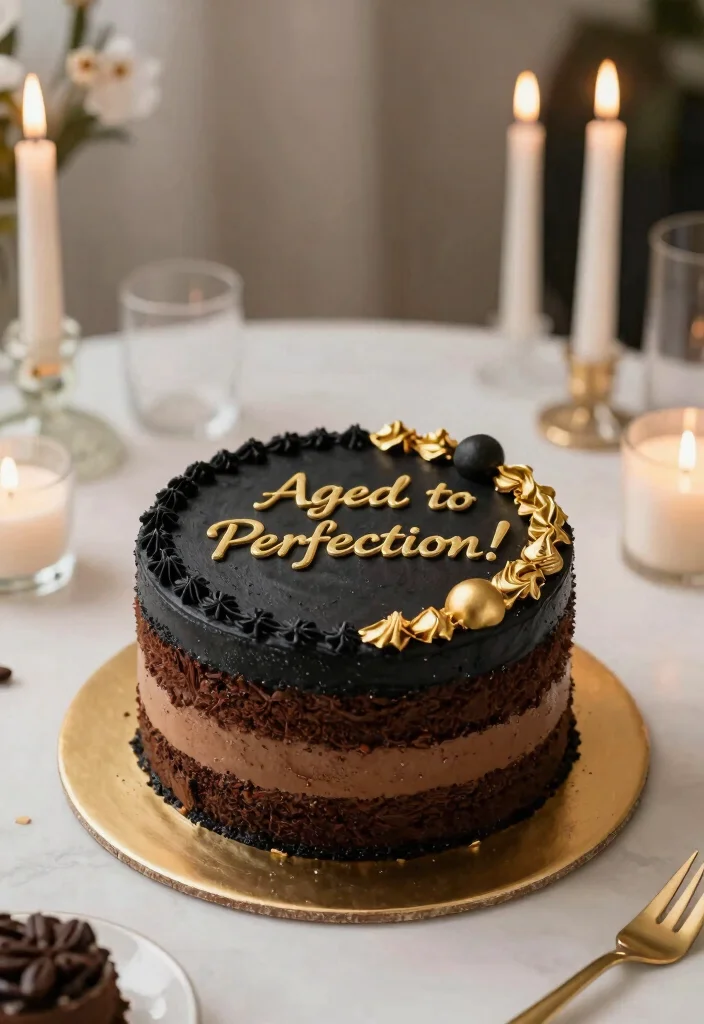 15 Frases Bento Cake Aniversario Ideas Cute Message Styles - 7. Fun & Witty: ‘Aged to Perfection!’ 1