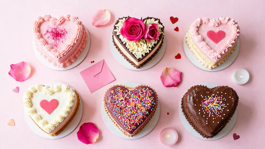 15 Heart Cake Decoration Ideas: Romantic & Cute Designs