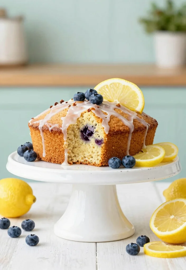 15 Lemon Blueberry Pound Cake Ideas Fresh Soft Crumb - 1. Classic Gluten-Free Lemon Blueberry Pound Cake 1