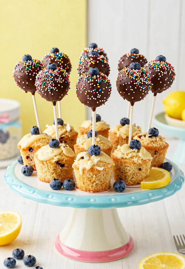 15 Lemon Blueberry Pound Cake Ideas Fresh Soft Crumb - 12. Lemon Blueberry Pound Cake Pop 1
