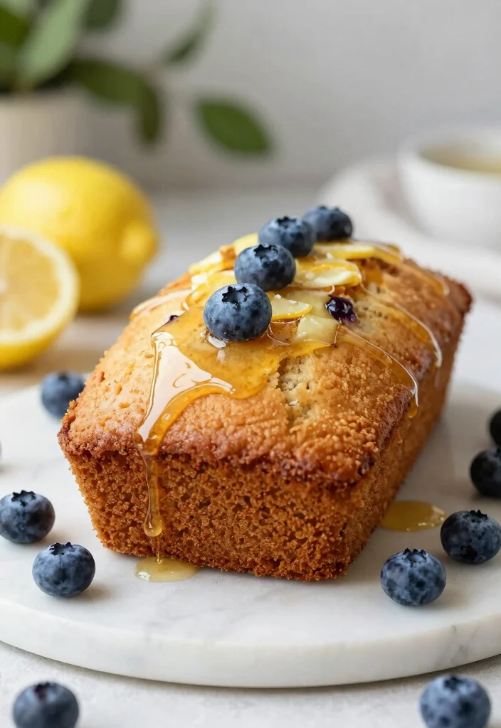 15 Lemon Blueberry Pound Cake Ideas Fresh Soft Crumb - 14. Lemon Blueberry Pound Cake with Honey 1