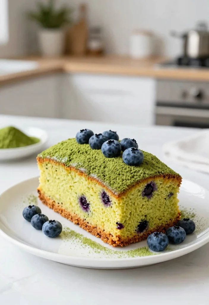 15 Lemon Blueberry Pound Cake Ideas Fresh Soft Crumb - 15. Lemon Blueberry Pound Cake with Matcha 1