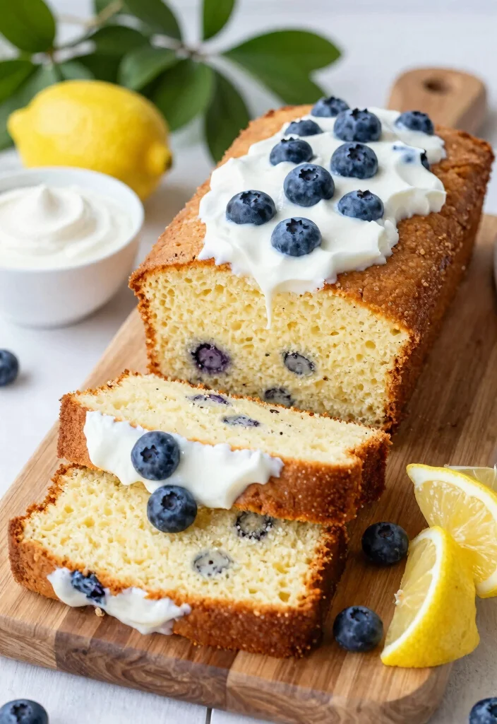 15 Lemon Blueberry Pound Cake Ideas Fresh Soft Crumb - 4. Lemon Blueberry Pound Cake with Greek Yogurt 1
