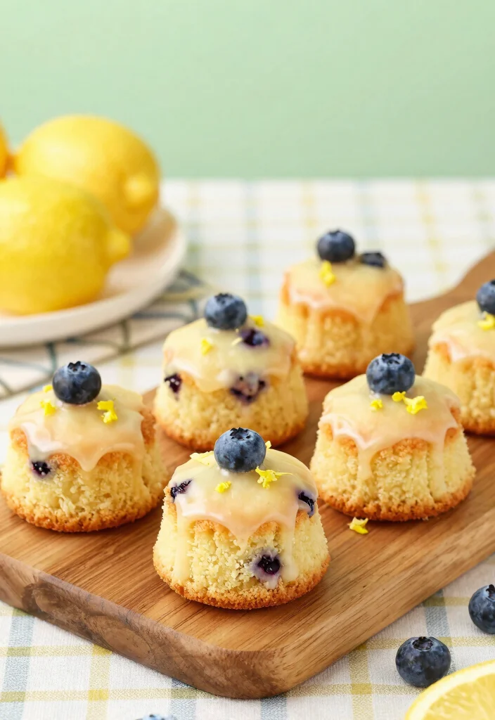 15 Lemon Blueberry Pound Cake Ideas Fresh Soft Crumb - 7. Mini Lemon Blueberry Pound Cakes 1