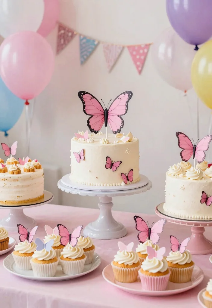 15 Pink Butterfly Cake Topper Printable Ideas Cute Decor - Conclusion 1