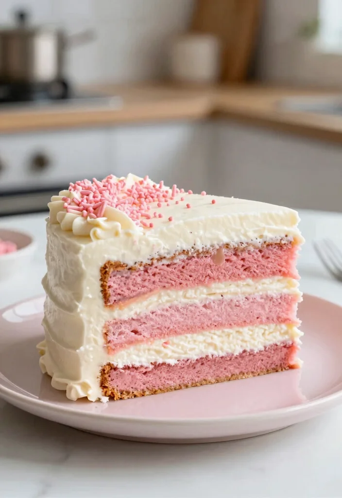 15 Pink Minimalist Cake Ideas for a Clean Modern Look - 9. Pink Velvet Cake 1