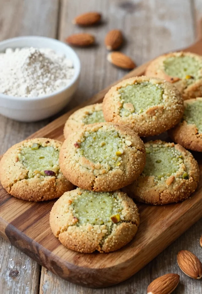 15 Pistachio Pudding Cookies Ideas: Soft Nutty Treats - 10. Pistachio Pudding Cookies with Almond Flour 1