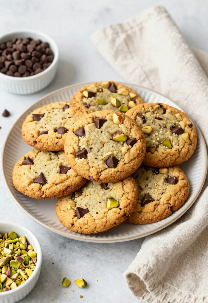 15 Pistachio Pudding Cookies Ideas: Soft Nutty Treats - 2. Chocolate Chip Pistachio Pudding Cookies 1