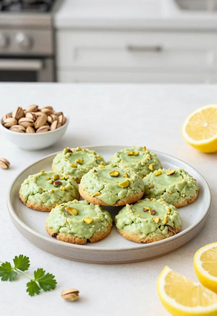 15 Pistachio Pudding Cookies Ideas: Soft Nutty Treats - 6. Vegan Pistachio Pudding Cookies 1