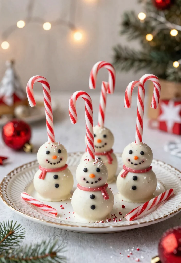 15 Snowman Cake Pops Ideas for Winter Holiday Fun - 10. Snowman Cake Pops with Hot Cocoa Flavor 1