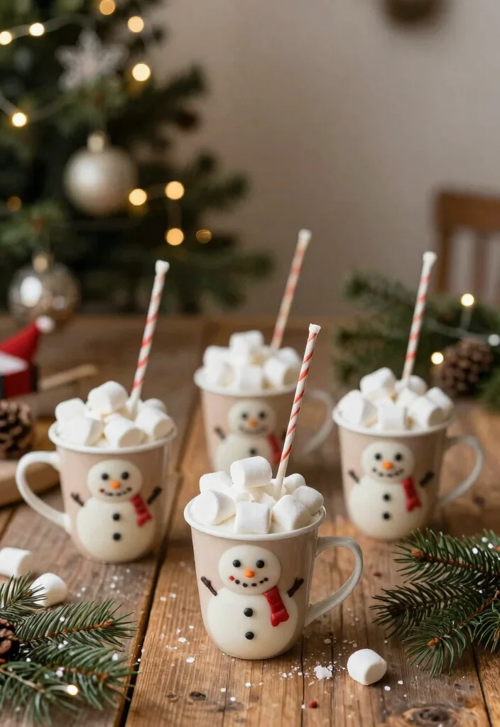 15 Snowman Cake Pops Ideas for Winter Holiday Fun - 6. Snowman Cake Pops in Hot Cocoa Cups 1
