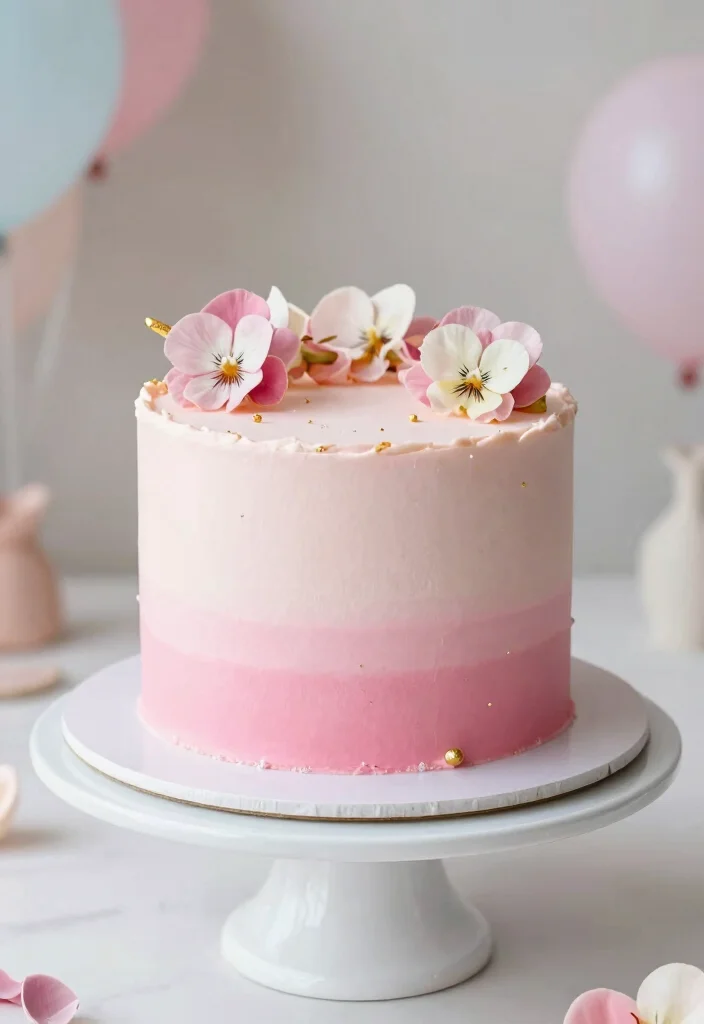 15 Sweet 16 Bento Cake Ideas: Cute & Trendy Celebrations - 12. Elegant Ombre 1