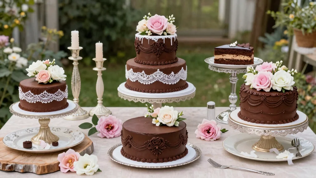 15 Two Tier Chocolate Cake Ideas Classic Elegant Height
