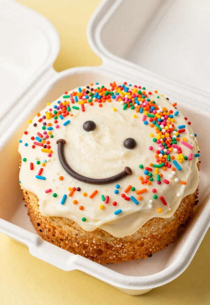 16 Bento Cake Design Aesthetic Ideas: Minimal, Cute, and Trendy - 12. Celebration Sprinkles 1