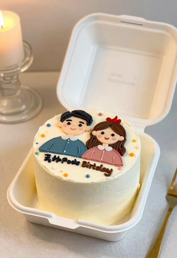 16 Bento Cake Design Aesthetic Ideas: Minimal, Cute, and Trendy - 16. Customized Creations 1