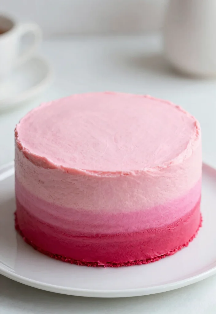 16 Bento Cake Design Aesthetic Ideas: Minimal, Cute, and Trendy - 5. Ombre Effect 1