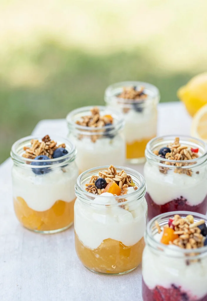 16 Bento Cake Unicorn Ideas: Pastel Magical Looks - 13. Layered Unicorn Yogurt Cups 1