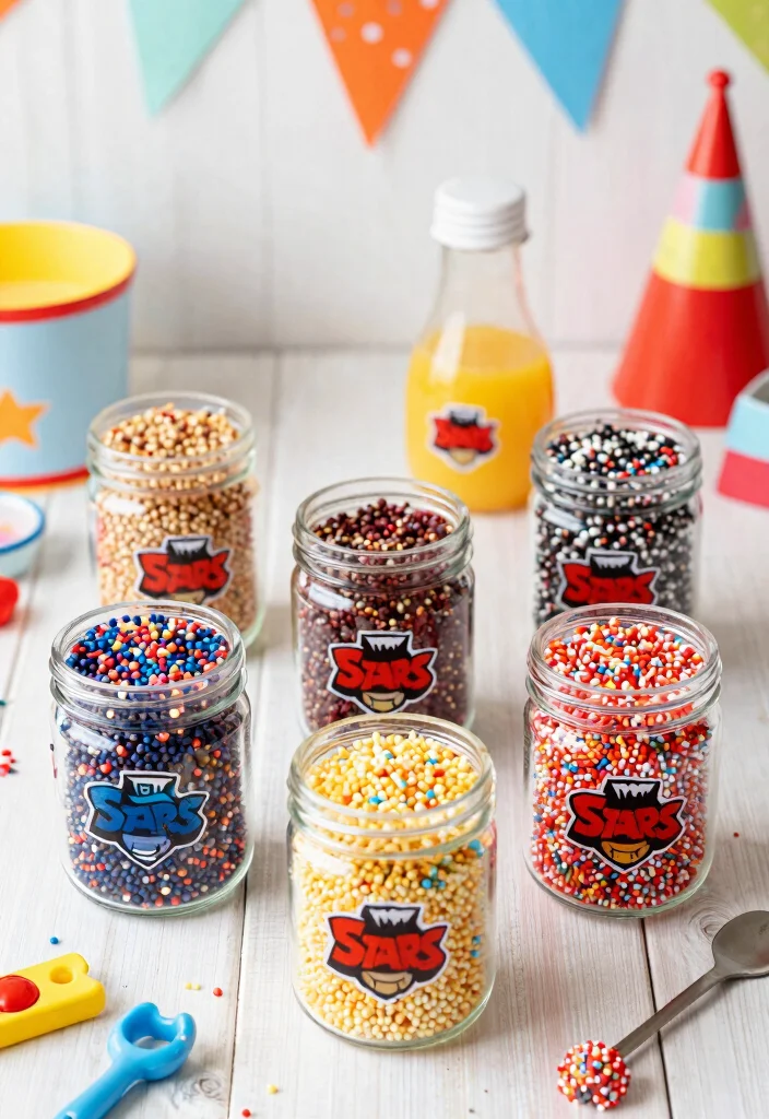 16 Brawl Stars Cake Birthday Ideas Gamer Party Hit - 10. Brawl Stars Sprinkles 1