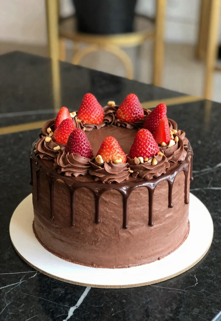 16 Chic and Fun 27th Birthday Cake Ideas for a Celebration to Remember - 5. Chocolate Drip Cake 1