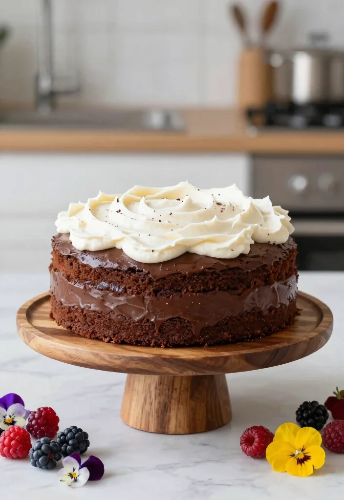 16 Chic and Fun 27th Birthday Cake Ideas for a Celebration to Remember - 6. Vegan Chocolate Cake 1