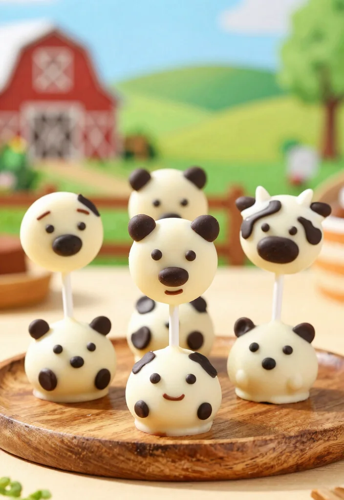 16 Cow Cake Pops Ideas Farm Cute Treats - 1. Classic Cow Cake Pops 1