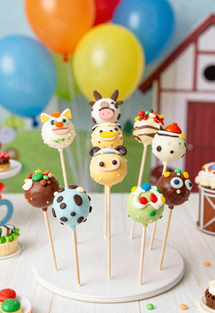 16 Cow Cake Pops Ideas Farm Cute Treats - 15. Cow Cake Pops with a Twist 1
