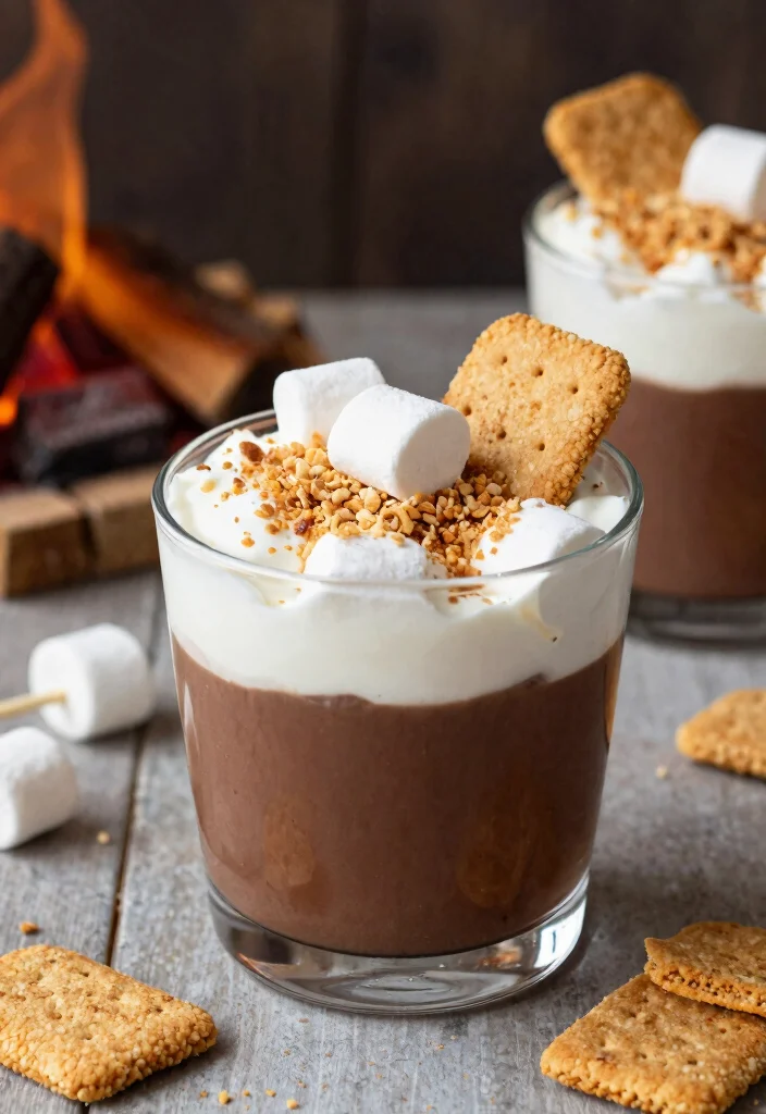 16 Easy Pudding Desserts Ideas Quick Creamy Treats - 16. S'mores Pudding 1