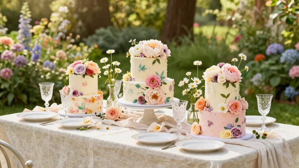 16 Floral Cake Birthday Ideas: Soft Romantic Designs for Garden Parties