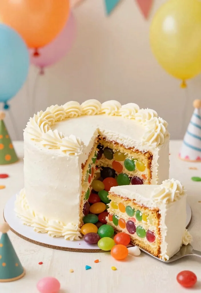 16 Fun Modern Designs for 19th Birthday Cakes - 16. Surprise Inside Cake 1