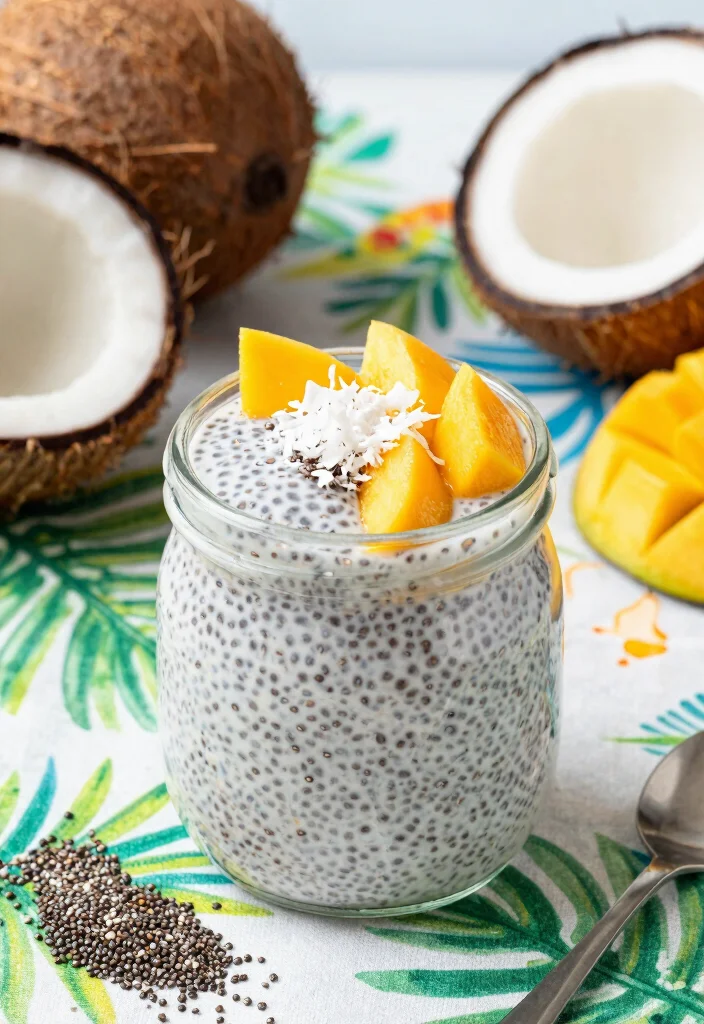 16 Irresistible Pudding Pain Rassis Ideas for a Creamy Vegan Delight - 2. Coconut Chia Seed Pudding 1