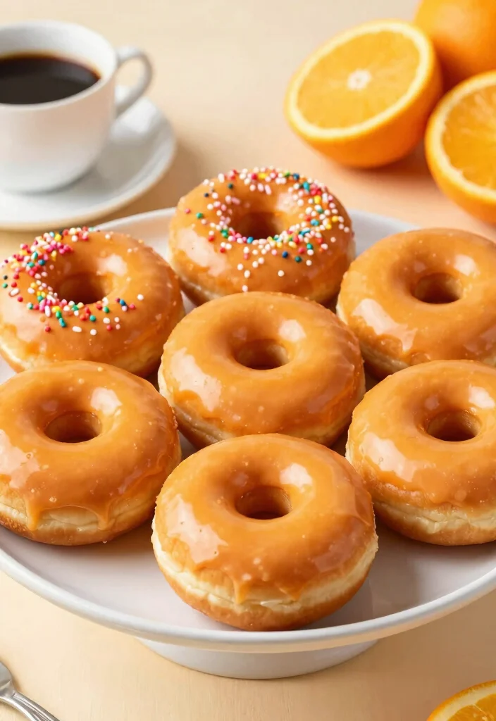 16 Orange Chocolate Cake Ideas Rich Citrus Flavor - 16. Orange Chocolate Donuts 1