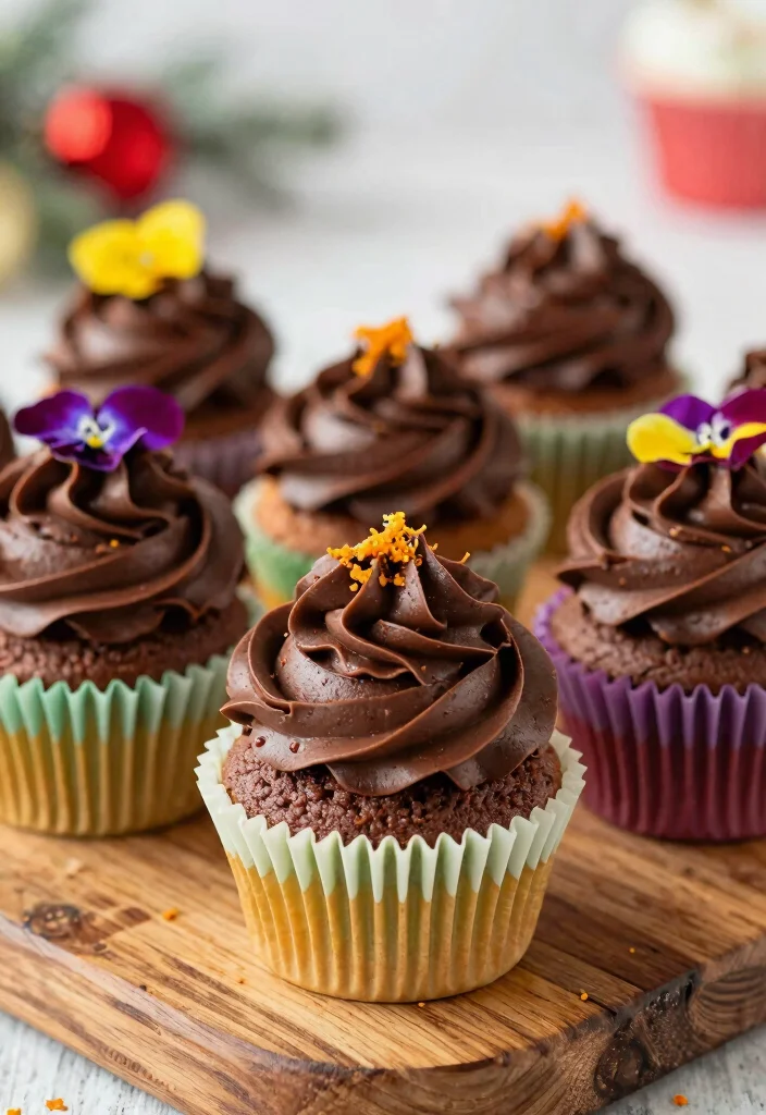 16 Orange Chocolate Cake Ideas Rich Citrus Flavor - 3. Moist Orange Chocolate Cupcakes 1