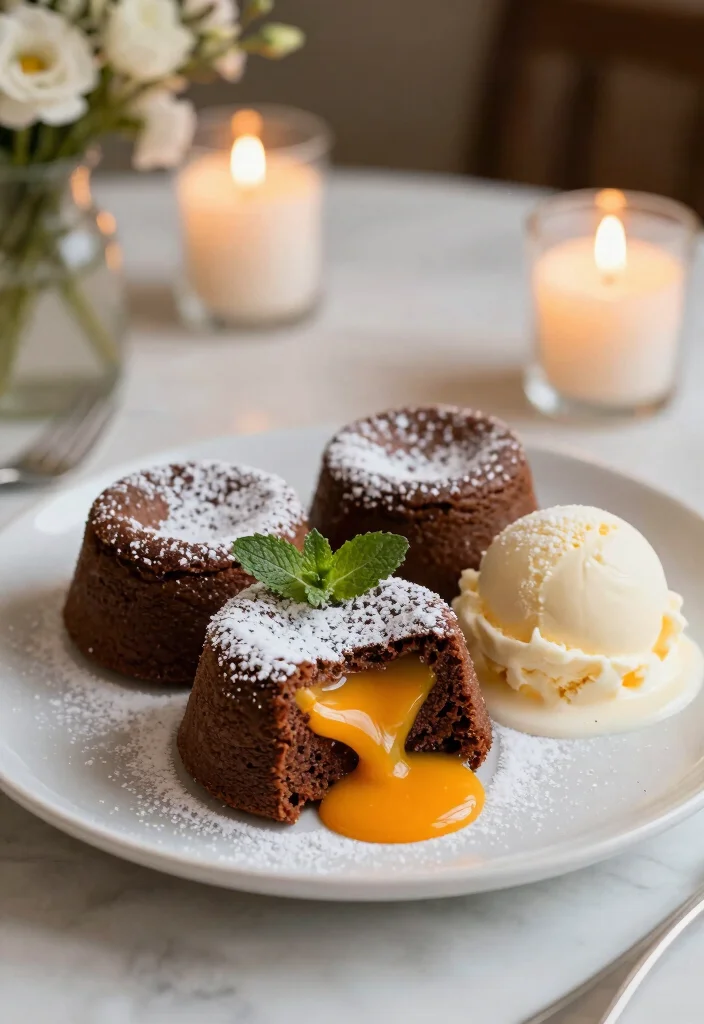 16 Orange Chocolate Cake Ideas Rich Citrus Flavor - 4. Orange Chocolate Lava Cakes 1