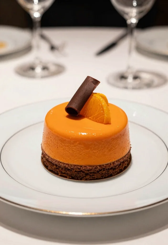 16 Orange Chocolate Cake Ideas Rich Citrus Flavor - 6. Orange Chocolate Mousse Cake 1