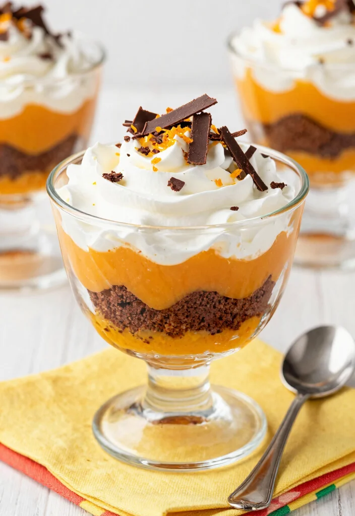 16 Orange Chocolate Cake Ideas Rich Citrus Flavor - 8. Orange Chocolate Trifle 1