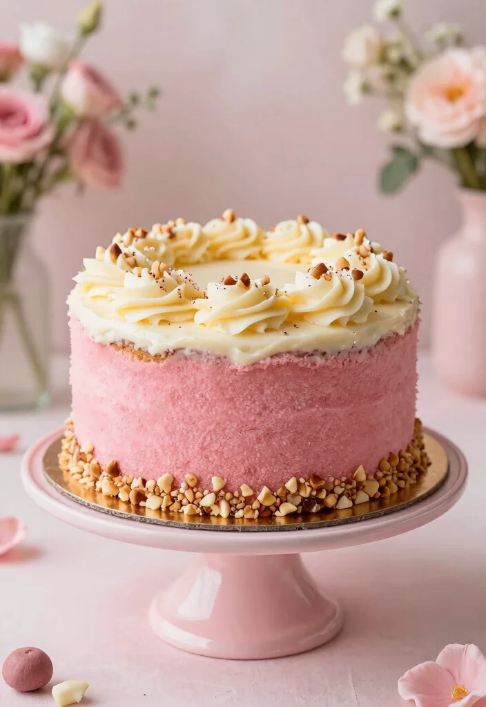 16 Pink Cake Design Ideas Cute Feminine Aesthetic - 16. Pink Velvet Cake 1
