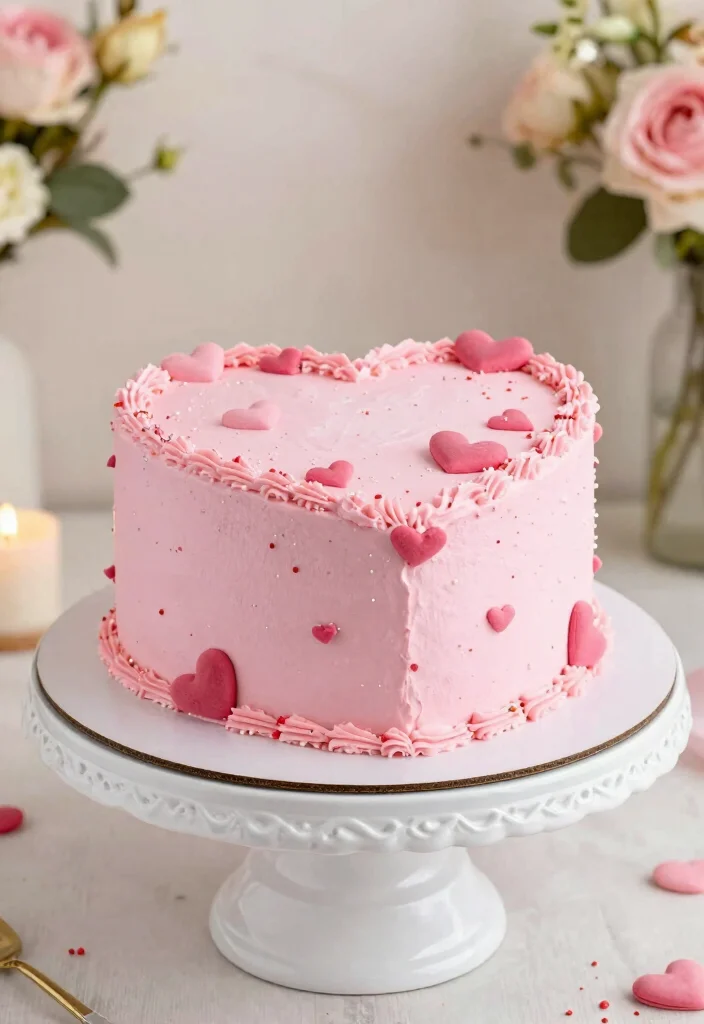 16 Pink Cake Design Ideas Cute Feminine Aesthetic - 6. Sweetheart Surprise Cake 1