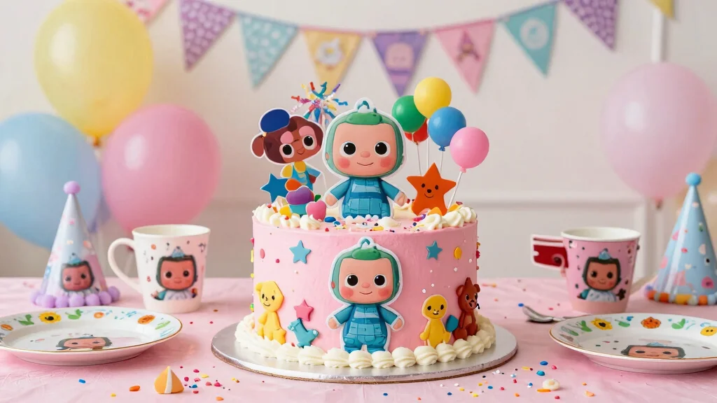 16 Pink Cocomelon Cake Ideas for Cute Kids Celebrations