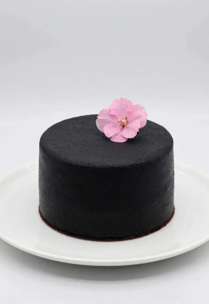 16 Pink and Black Cake Ideas: Bold Chic Contrast - 13. Minimalist Pink and Black Cake 1