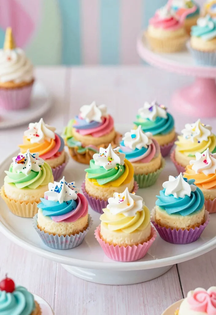 16 Unicorn Bento Cake Ideas Magical Mini Designs - 7. Unicorn Cheesecake Bites 1