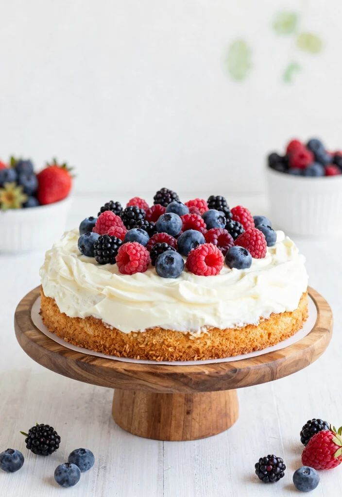 17 Berry First Birthday Cake Ideas Sweet Fruity Smash - 12. Berry Yogurt Cake 1